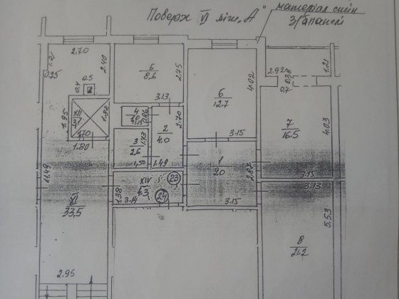 3-х кімнатна Квартира 78 кв Коломия вул.Леонтовича Коломия