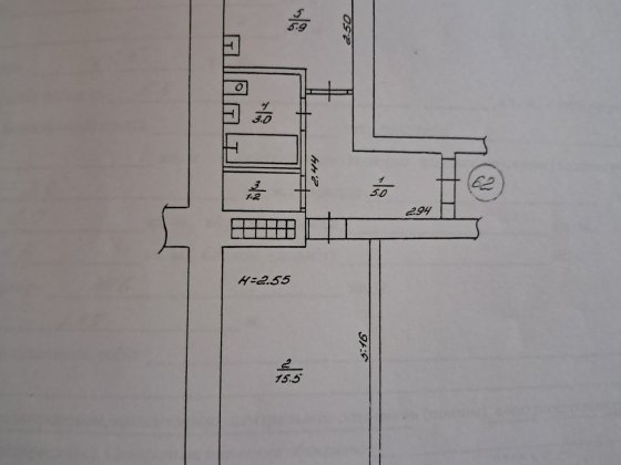 Продам 1 кімнатну квартиру.Гостинка Конотоп