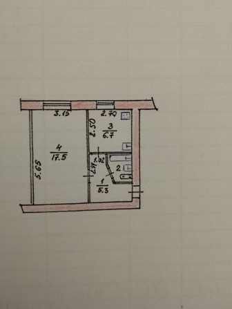 Продається 1-кімнатна квартира - фото 1