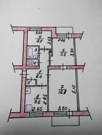 Продається  3к квартира Київська (незакінчений ремонт) - фото 1