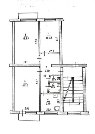 3-х кімнатна квартира по вул. Паркова - фото 1