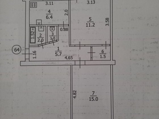 2-х кімнатна квартира Краматорск