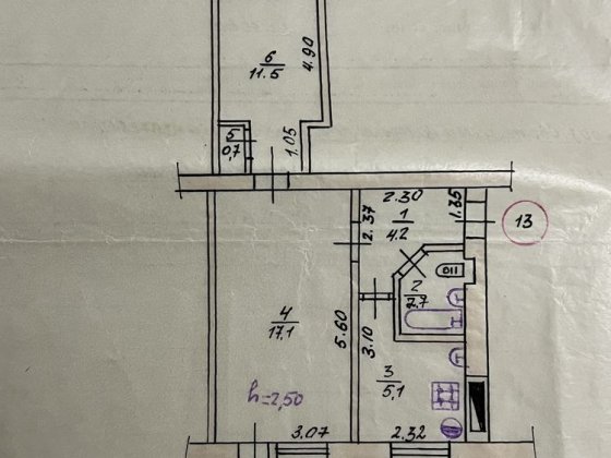Продам 2х кімнатну квартиру з автономним опаленям Лозова