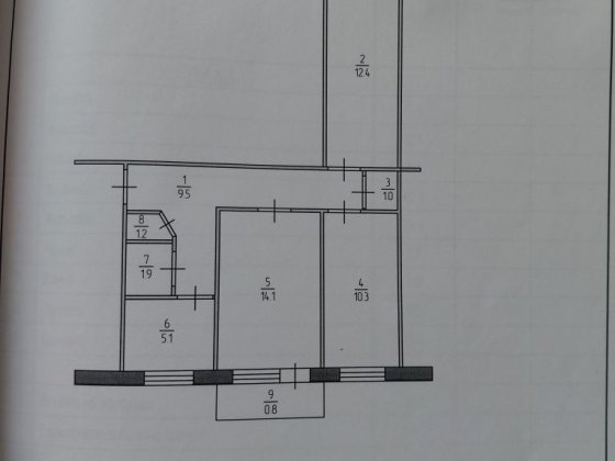 Продаж 3 кімнатної квартири,Центр Павлоград
