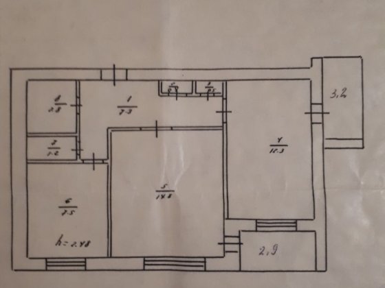 Квартира двокімнатна Светловодск