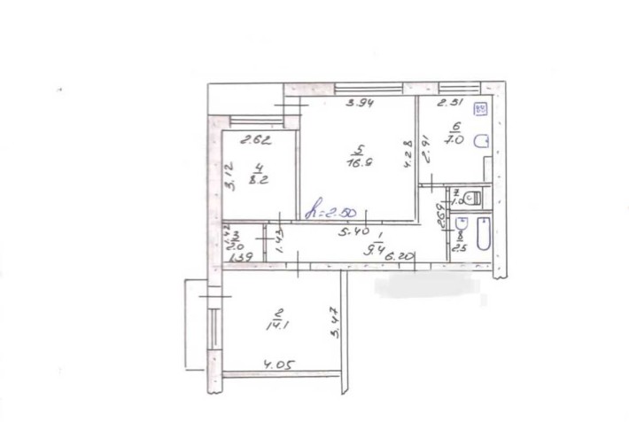 Продажа квартиры, 3х комнатная Славянск. Центр. 5900$ - фото 1