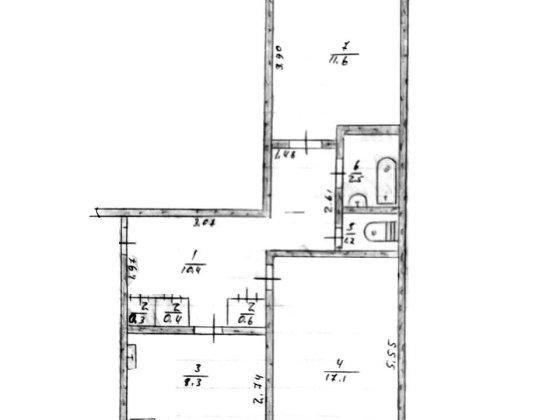 Продам 2-кімнатну квартиру на ПЗТО Павлоград