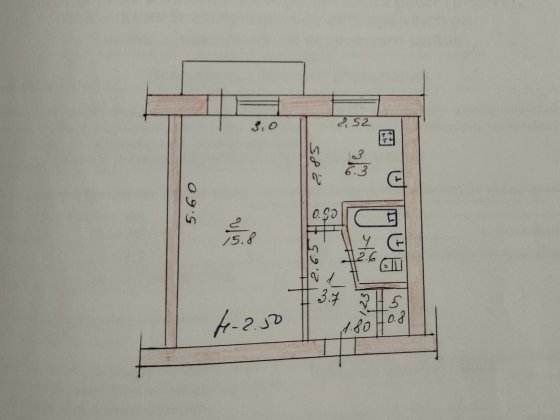 Продам однокімнатну квартиру 