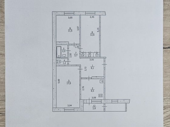 3-х кімнатна квартира Павлоград