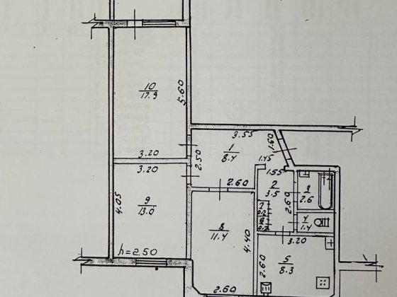 Продається 3-х кімнатна квартира у Фастові Фастів