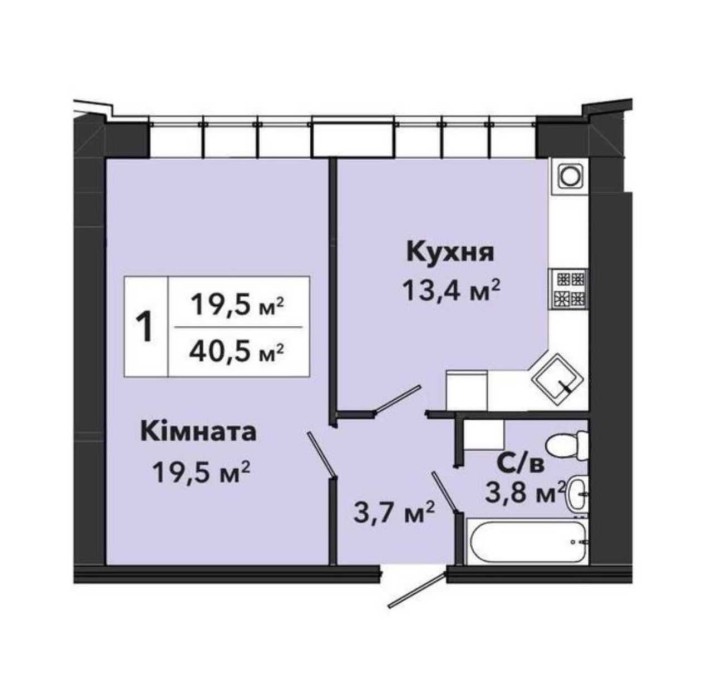 Продаж 1к квартира Перлина проскурова 3 ВИСТАВКА - фото 1
