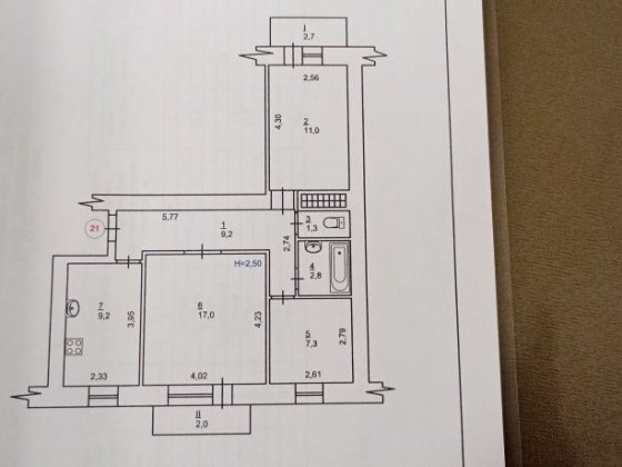 Продам 3х кімнатну квартиру з автономним опаленням Шостка