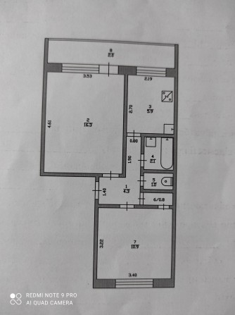 Продам двокімнатну квартиру на першому поверсі з погребом - фото 1