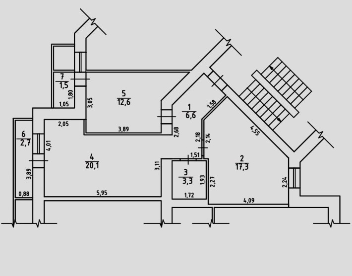 Продаж 2-х кімнатної квартири в центрі Тульчина - фото 1