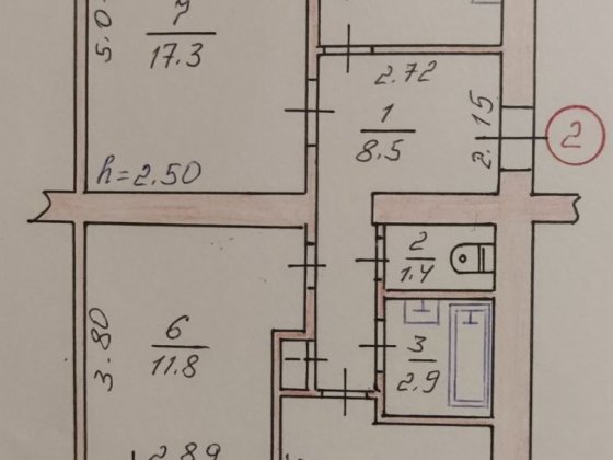 Продам 3х квартиру вул.Соборності Рованці
