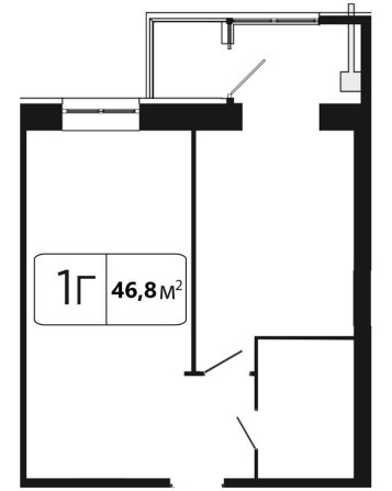 квартира Дніпровська Брама2 - фото 1