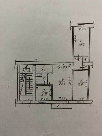 Продам 3-х кімнатну квартиру в місті Вільногірськ - фото 1
