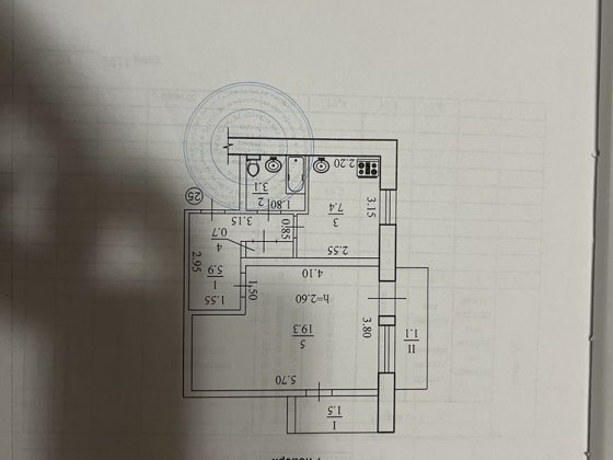 1 комнатная квартира Синельникове