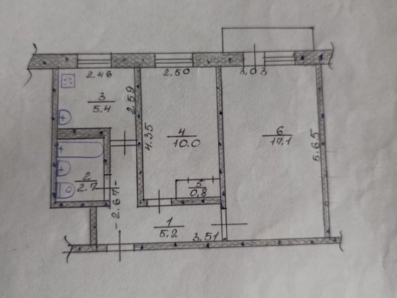 Продам квартиру старой планировки Терновка