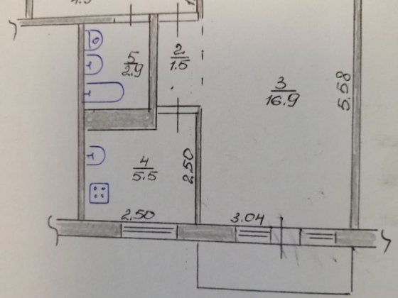Продам 1 квартиру в Терновке Днепроп. обл. Тернівка