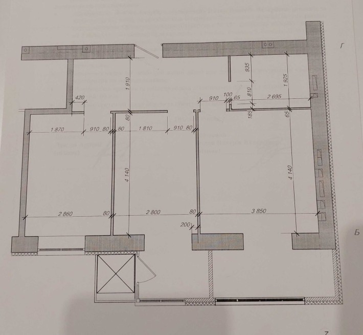 Продам 2-х комнатную квартиру 67,8 кв. м. в ЖК "Днепровская Брама" - фото 1