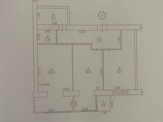 Продам 2-х комнатную кваритру Брама - 2 77.3 кв.м. Слобожанское