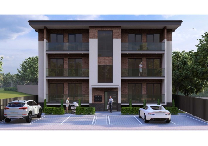 Однокімнатна квартира 37.3 м2 в новобудові центр м.Тячів - фото 1