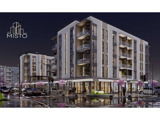 Однокімнатна квартира 45.25 м2 в новобудові жк "MISTO" Тячів