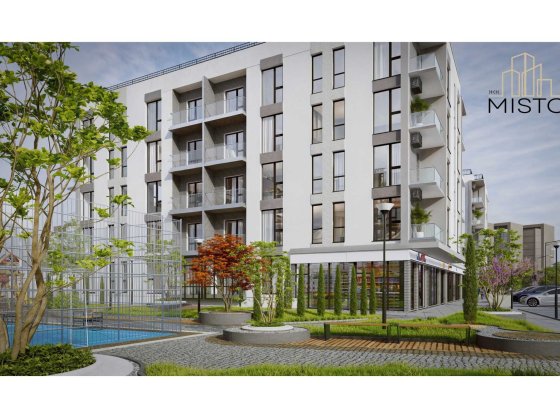 Однокімнатна квартира 45.12 м2 з балконом в новобудові жк "MISTO" Тячів