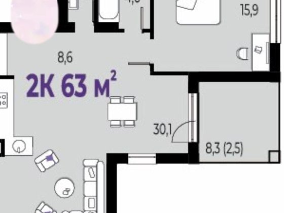 Продам 2- кімнатну квартиру в новобудові Вовчинець