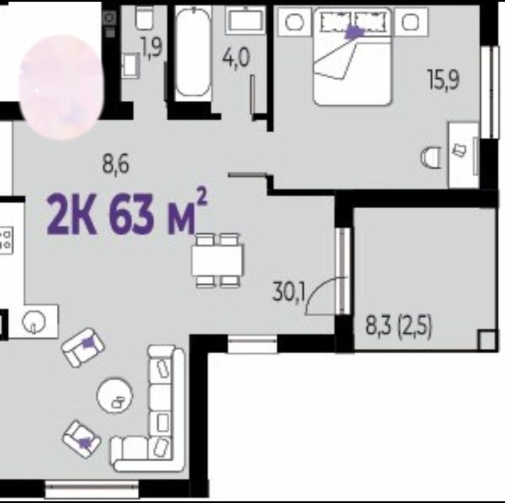 Продам 2- кімнатну квартиру в новобудові - фото 1