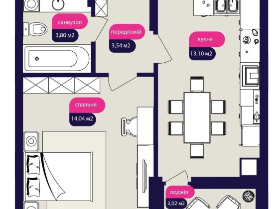 Гатне, ЖК “Оптимісто” 1к к від забудовника. Діє єОселя! Гатное