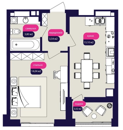 Гатне, ЖК “Оптимісто” 1к к від забудовника. Діє єОселя! - фото 1