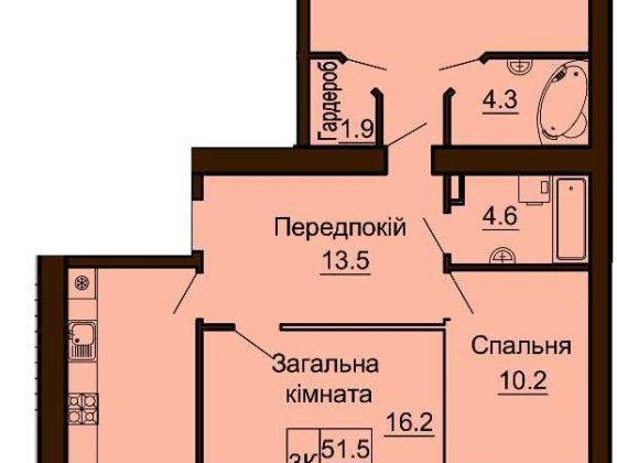 3к квар  94 м2 з докум  жк Софія Нова( Теремки)можливий кредит є Оселя Чабаны