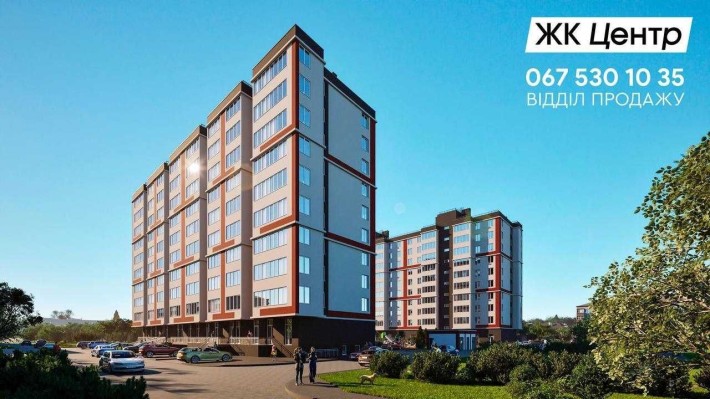 Квартира від забудовника, 2-кімнатна в центрі Яготина – 67,55 м² - фото 1