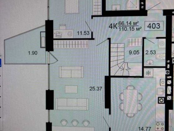 Продам 3-х кім. квартиру в c. Шевченкове ЖК "Сіті Лейк"! Шевченково