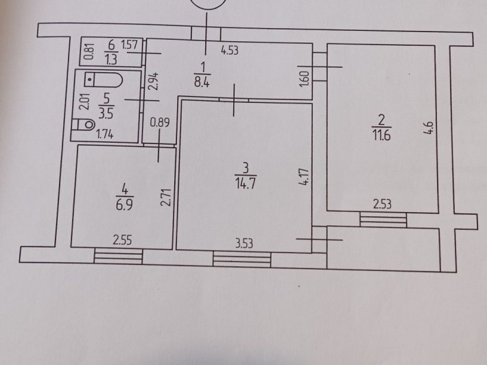 Продам 2-х комнатную квартиру - фото 1