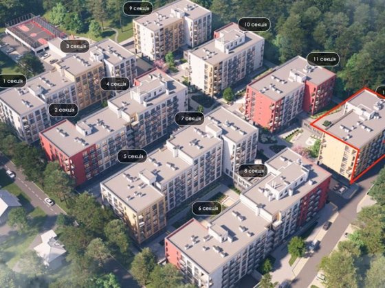 продаж 3к квартири ЖК Грінвуд-3 Прямий вид на ліс Перепоступка БЕЗ % Брюховичи