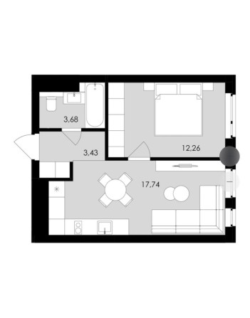 ПРОДАЖ 1 кім квартири 55000$ авалон холідей holiday one Holiday avalon - фото 1