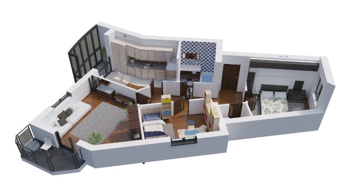 Трикімнатна квартира з чистовими роботами та підігрівом підлоги - фото 1