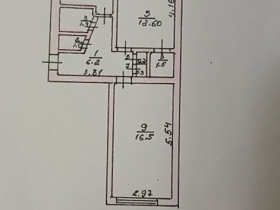 2-кімнатна квартира м.Снігурівка Снигиревка