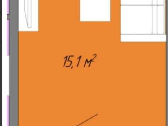 Цена с оформлением ! 28 м. Акварель 2. Начат ремонт. Лиманка