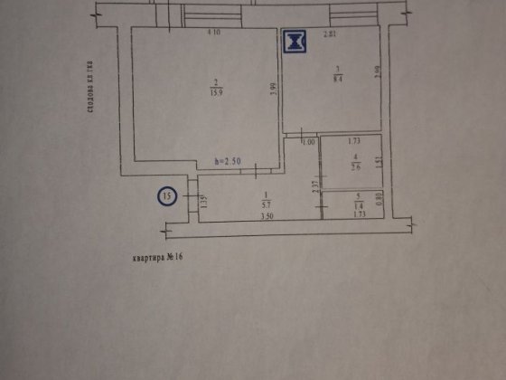 Продам 1 кім квартиру в м.Гадяч,полтавськ.обл Гадяч