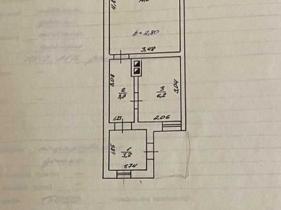 Продам 2-кімнатну квартиру в центрі Кобеляк, вул. Шевченка Кобеляки