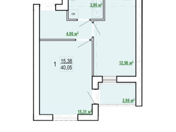 Продам 1к квартиру жк"Гідропарк" Горбани