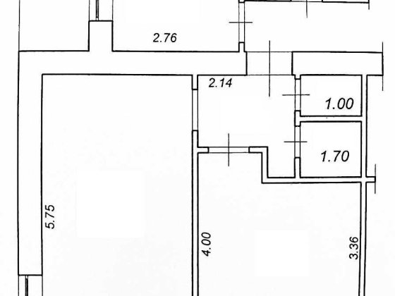 В центрі м. Заставна 2-х кімнатна квартира Заставна