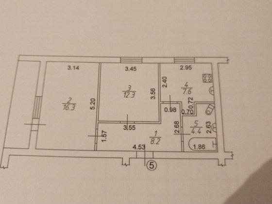 Продам 2кім квартиру Вільнянськ