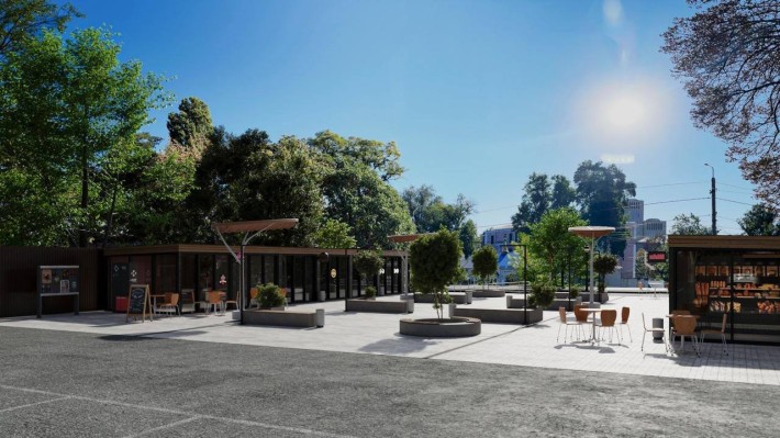 Нове. Здам в оренду павільйони з водой і каналізацією в центрі міста. Площа успенська. - фото 1