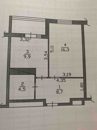 Продаж 1кімн квартири 44м ЖК Олімпійський - фото 1