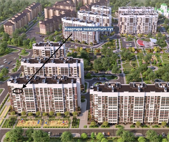 Продається 1-кімнатна квартира ЖК Сади Вишневі - фото 1